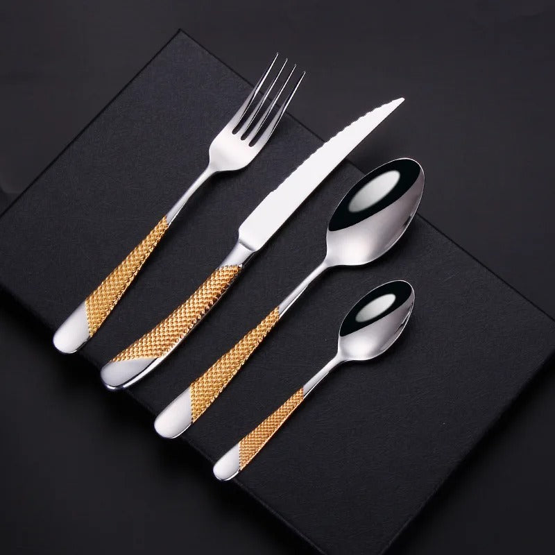 Royal Gold Cutlery Set