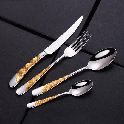 Royal Gold Cutlery Set