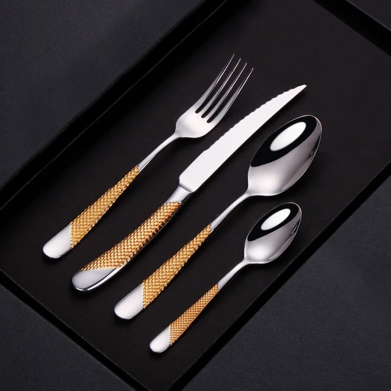 Royal Gold Cutlery Set