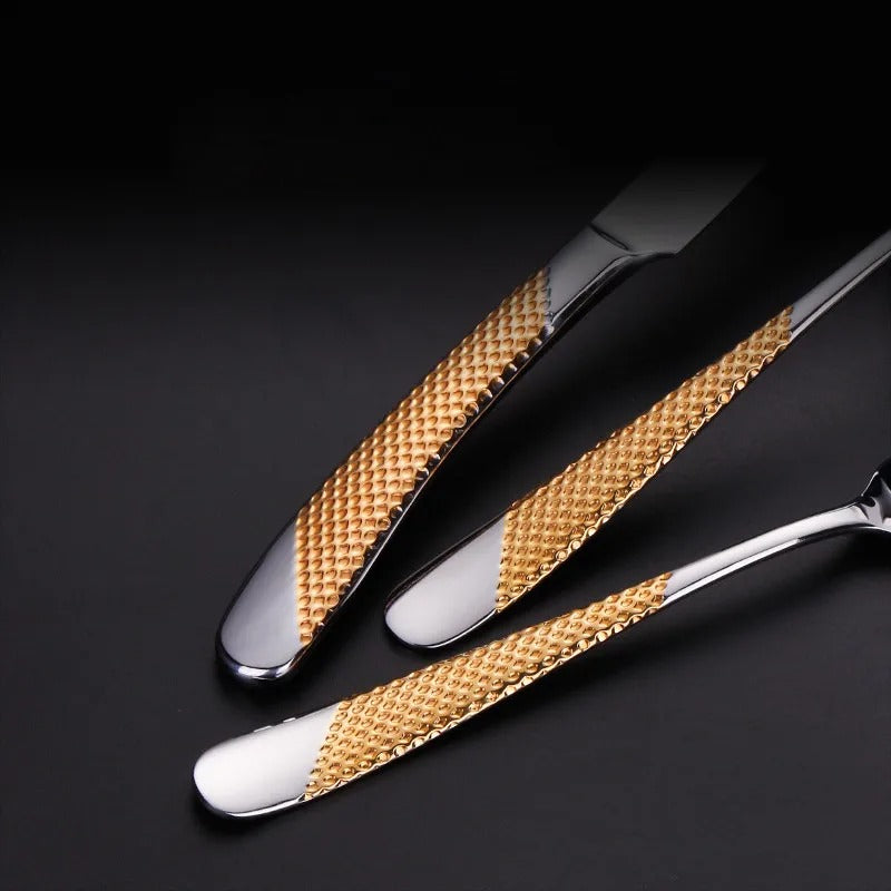 Royal Gold Cutlery Set